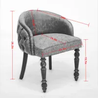 Elston Hand-tufted PU Accent Chair