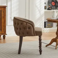 Elston Hand-tufted PU Accent Chair
