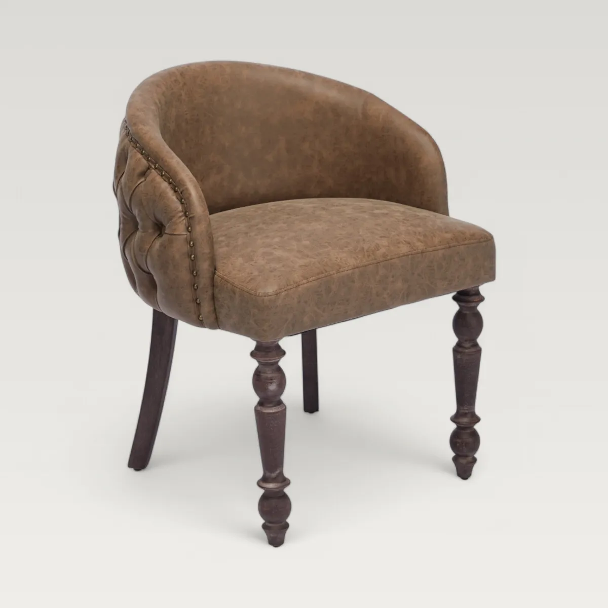 Elston Hand-tufted PU Accent Chair
