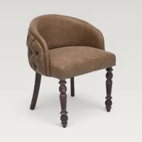 Elston Hand-tufted PU Accent Chair
