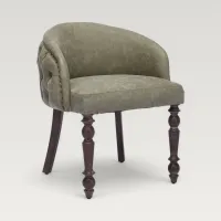 Elston Hand-tufted PU Accent Chair