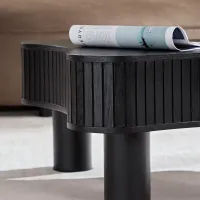 Eldon Drum-Shaped Coffee Table