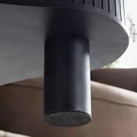 Eldon Drum-Shaped Coffee Table