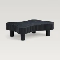 Eldon Drum-Shaped Coffee Table