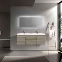 Everson Floating Bathroom Vanity with Double Sink