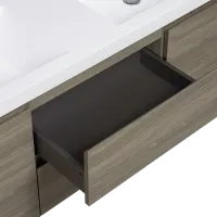 Everson Floating Bathroom Vanity with Double Sink