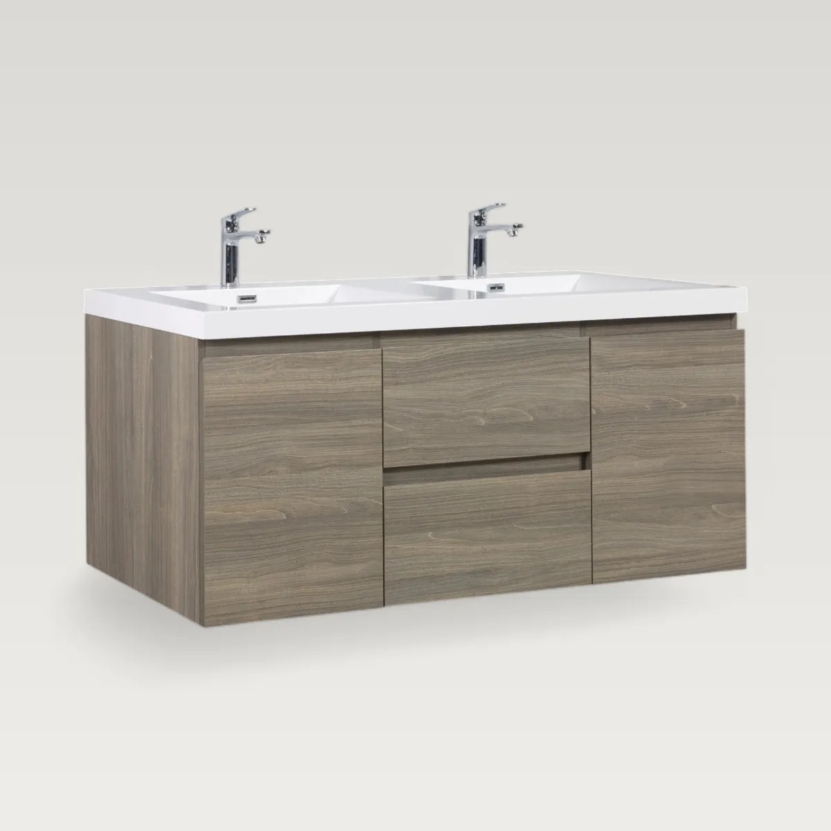 Everson Floating Bathroom Vanity with Double Sink