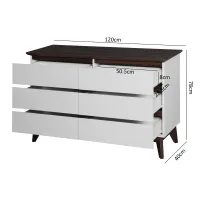Elston Wide-Drawer Storage Cabinet