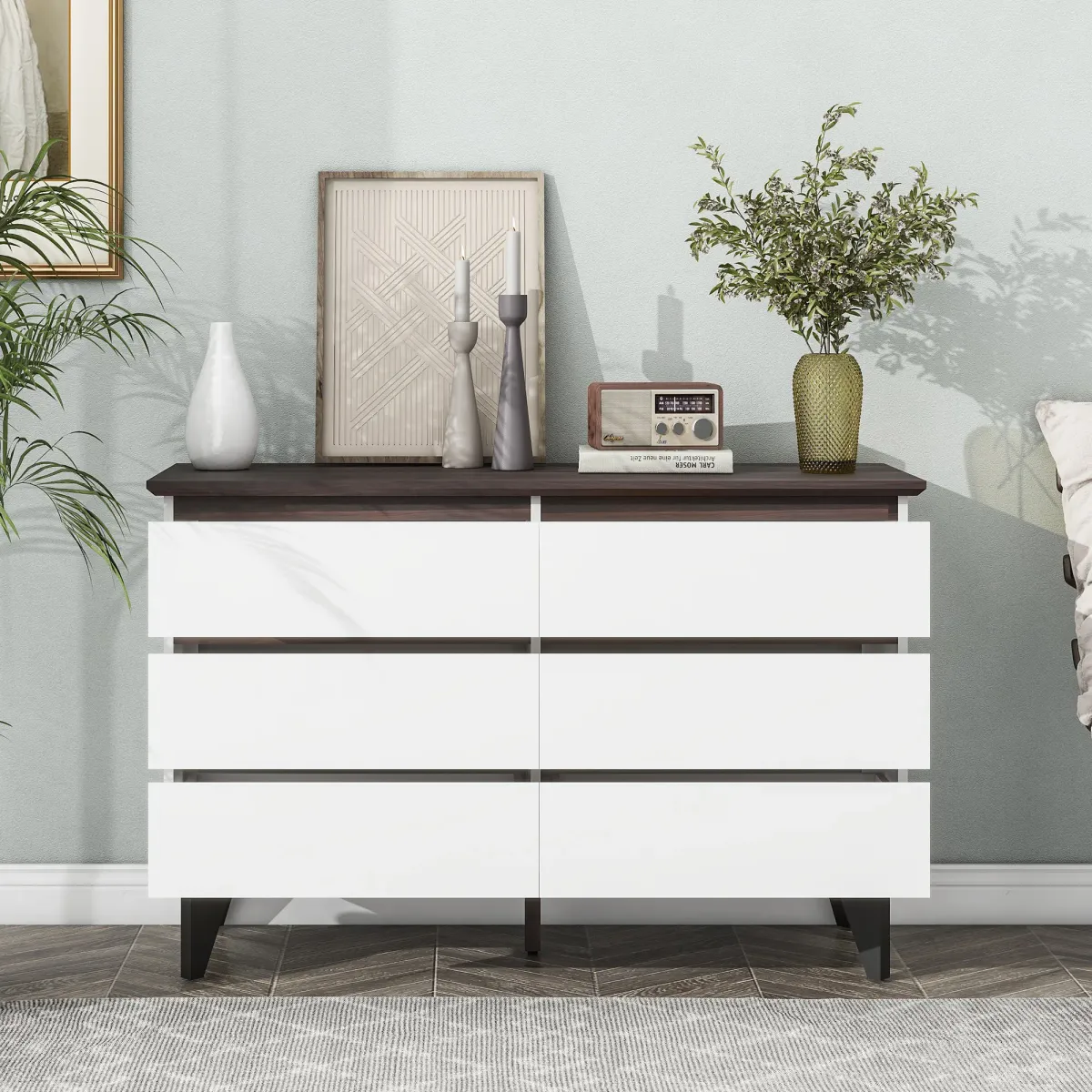 Elston Wide-Drawer Storage Cabinet