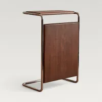 Alderwood Japanese-Inspired Side Table