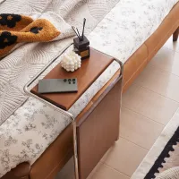 Alderwood Japanese-Inspired Side Table