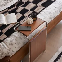 Alderwood Japanese-Inspired Side Table