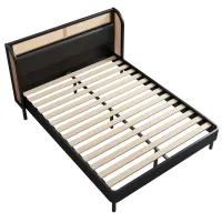 Loretta Woven-Rattan Queen Bed
