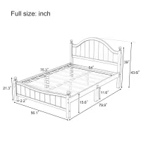 Eldon Solid-Wood Platform Bed