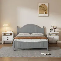 Eldon Solid-Wood Platform Bed