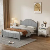 Eldon Solid-Wood Platform Bed