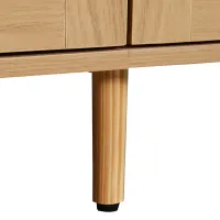 Elvire Rattan Media Console for 85'' TVs, Modern Farmhouse TV Stand