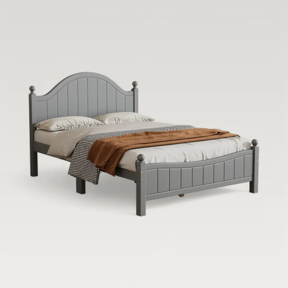 Eldon Solid-Wood Platform Bed