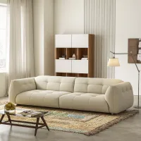 Arlo Frosted-Fabric Sofa
